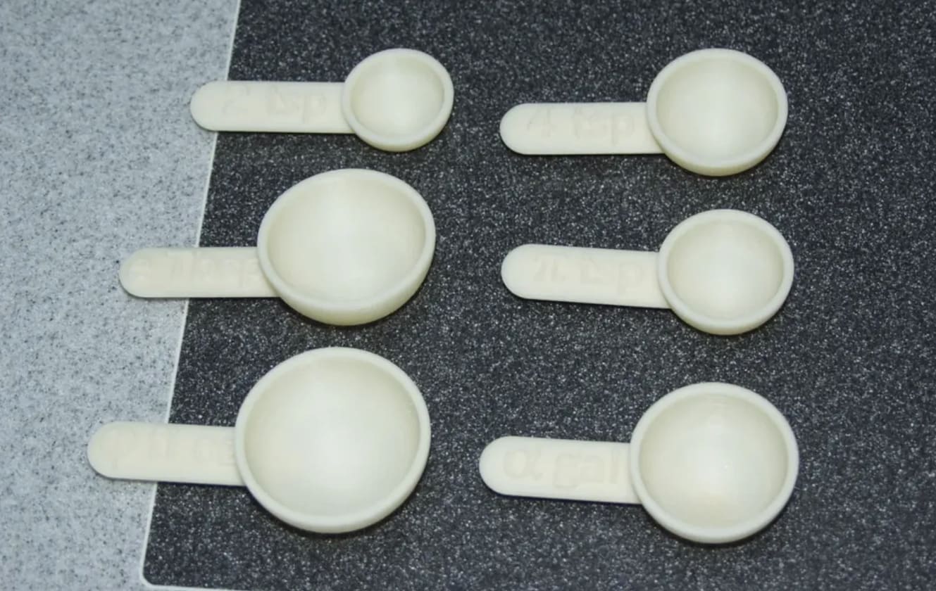 3d printed useful gadgets_3d printed measuring spoons